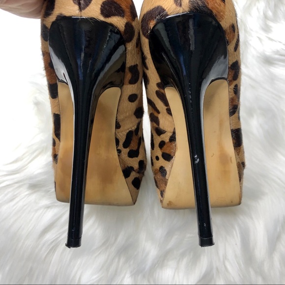 STEVE MADDEN. Leopard print pony hair pumps - Picture 5 of 8